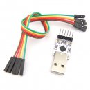 Mini CP2102 USB to TTL Module with Dupont Wire for STC Download TXD RXD GND 3.3 V 5V